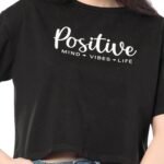 Positive Aura Black Tee - Image 4