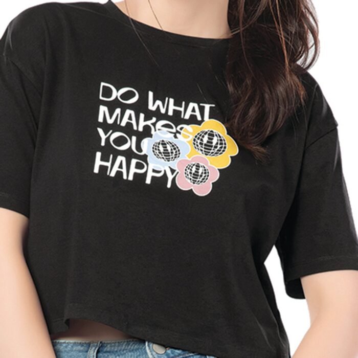 Black Joy Stitch Tee - Image 4