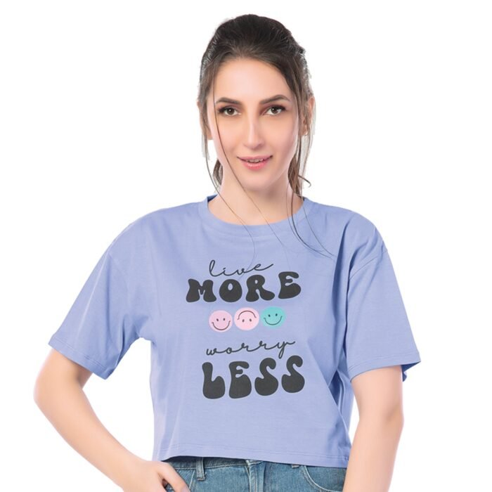 Carefree Blue Vibes Tee - Image 1
