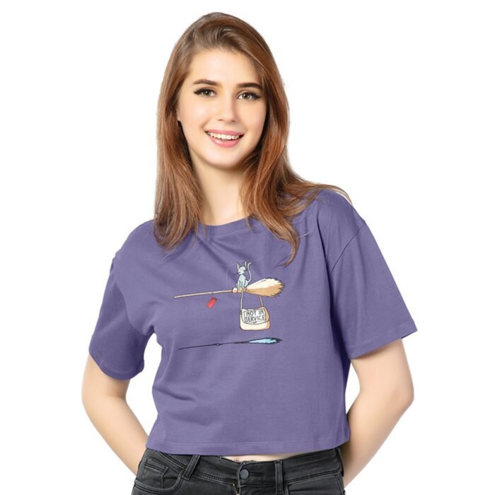 Edgy Lavender Rebel Tee - Image 1