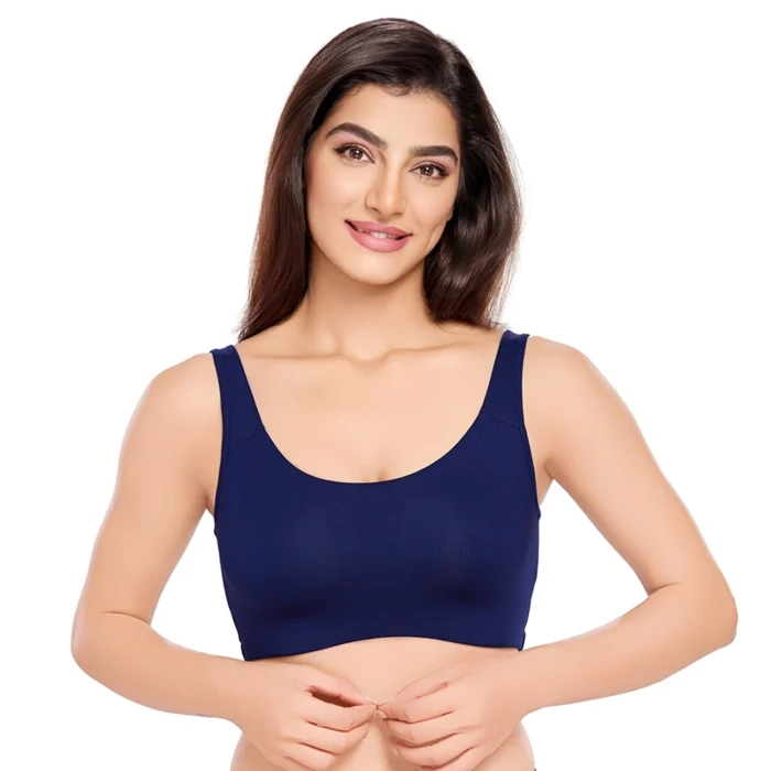 Unlined Ease Non Padded Sports Bra - Image 1