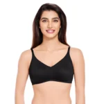 Non Padded T-Shirt  Bra Black