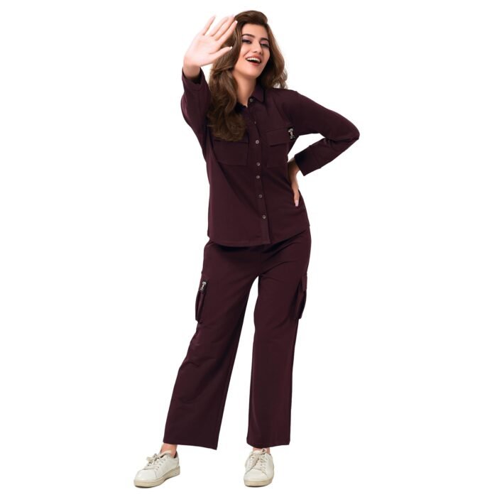 Blissful Maroon Co-ord Set - Image 6