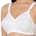 PRIYANKA-Cotton Non Padded Wire Free Full Coverage Bra - Image 5