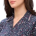 Navy Blue Regular Night Suit Regular - Image 5