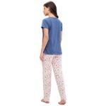 T-Shirt Pyjama Set Blue - Image 4