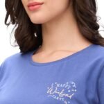 T-Shirt Pyjama Set Blue - Image 5