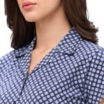 Shirt Pyjama Set Navy - Image 5