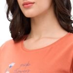 T-Shirt Pyjama Set Orange - Image 5
