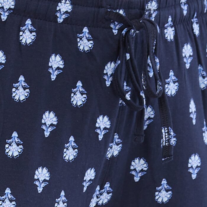 Shirt Pyjama Set Navy Blue - Image 6
