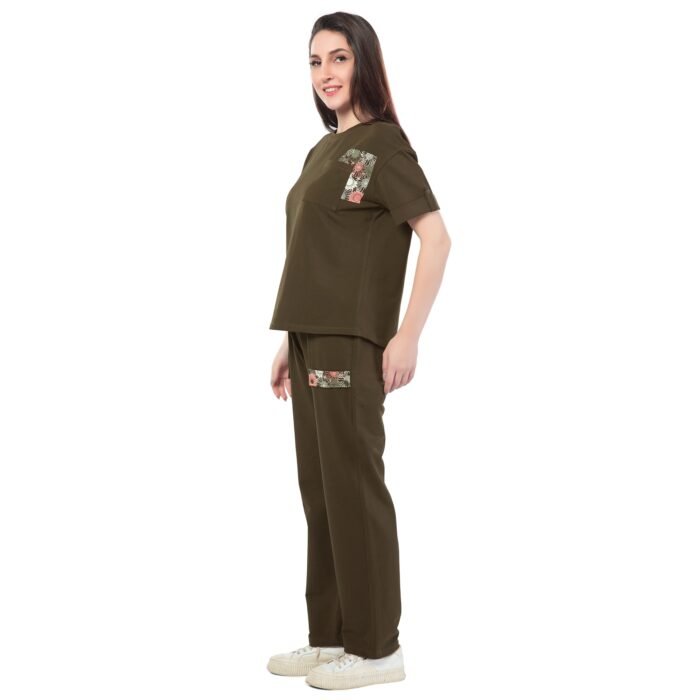 Olive Bloom Co-ord Set - Image 4