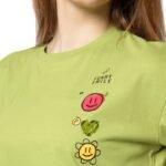 Playful Green Giggle Tee - Image 4
