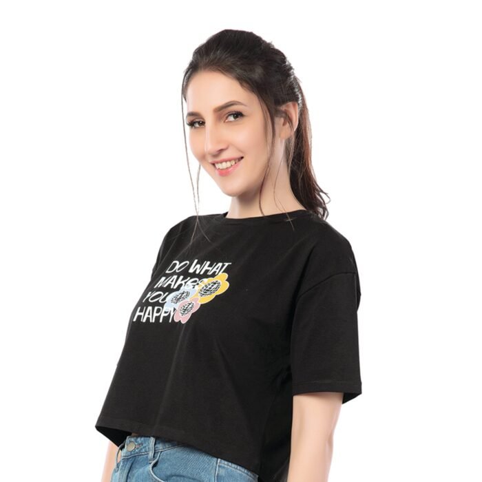 Black Joy Stitch Tee - Image 3