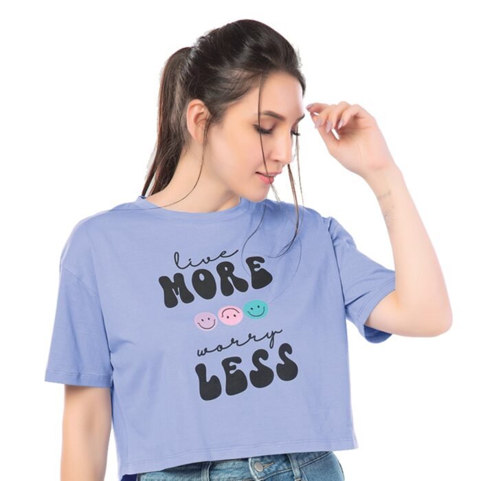 Carefree Blue Vibes Tee - Image 6