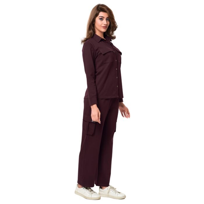 Blissful Maroon Co-ord Set - Image 3