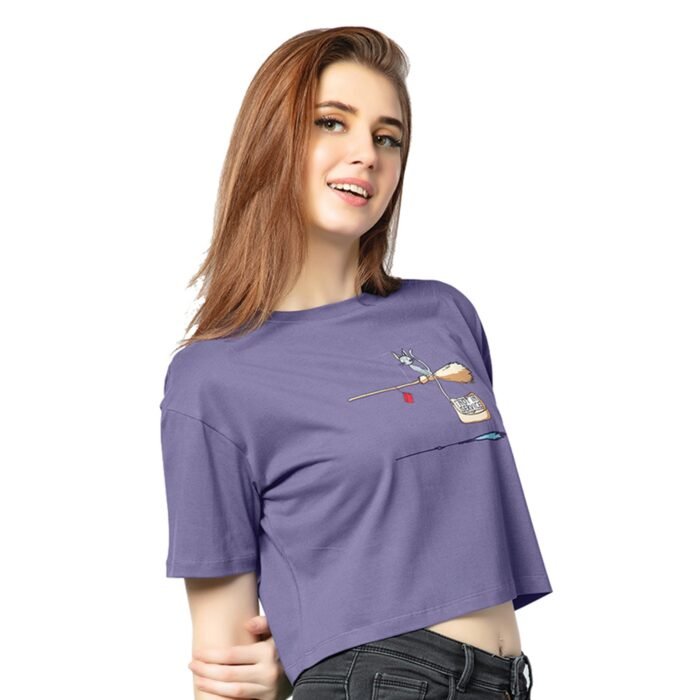 Edgy Lavender Rebel Tee - Image 3