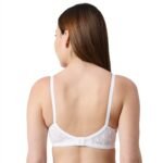 SOFT-Cotton Non Padded Non Wired T-Shirt Bra-White - Image 2