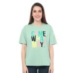 Cotton Adventure Spirit Relaxed Fit T-Shirt Mint Green - Image 2