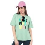 Cotton Adventure Spirit Relaxed Fit T-Shirt Mint Green