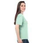 Cotton Adventure Spirit Relaxed Fit T-Shirt Mint Green - Image 4