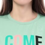 Cotton Adventure Spirit Relaxed Fit T-Shirt Mint Green - Image 5
