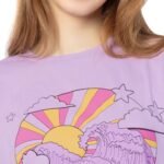 Cotton All Day-Vibes Oversized T-Shirt Lavender - Image 4