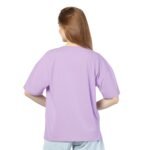 Cotton All Day-Vibes Oversized T-Shirt Lavender - Image 2