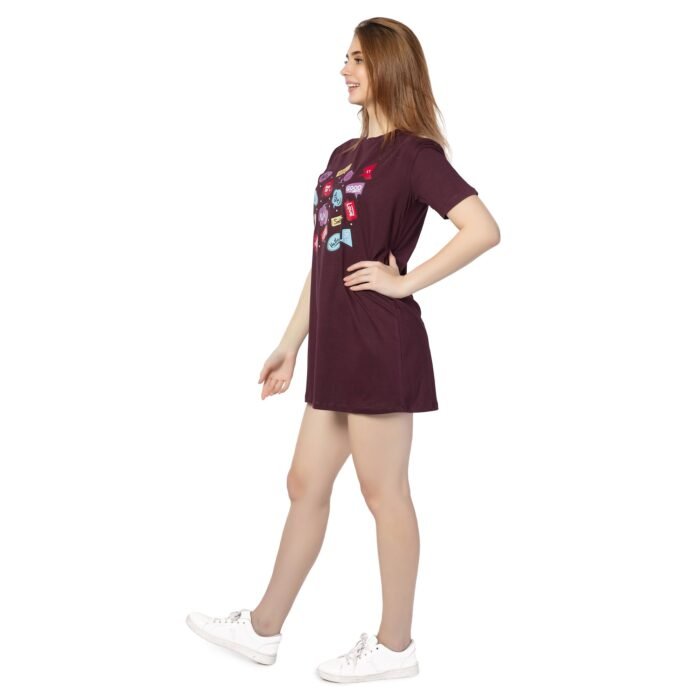 Talkative Tee Dress - Image 3