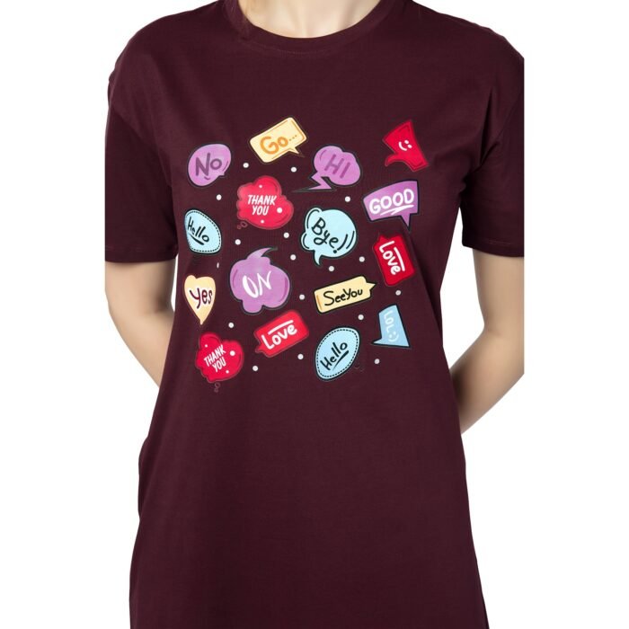 Talkative Tee Dress - Image 2