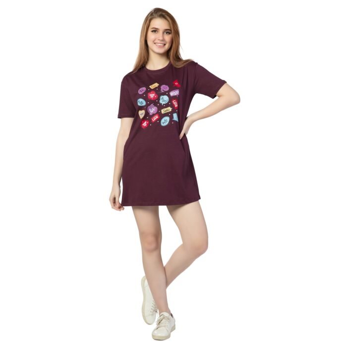 Talkative Tee Dress - Image 1