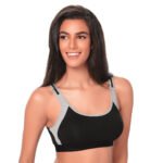 JS 92-Non Padded Solid Low Impact Sports Bra