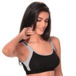 JS 92-Non Padded Solid Low Impact Sports Bra