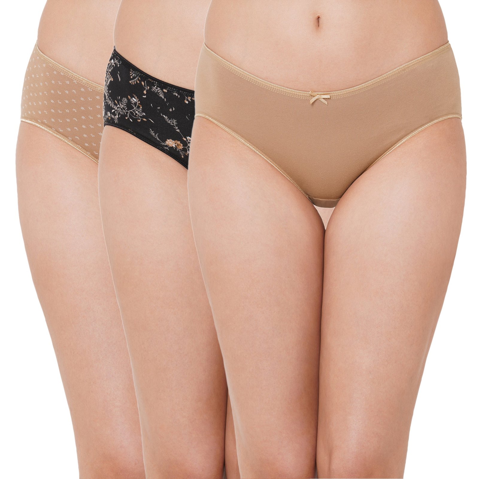 combo Cotton Hipster Panties Pack of 3 Girly Loves - Image 1