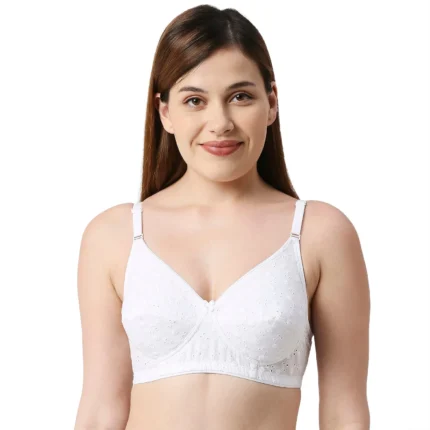 Soft-Plain Mold T-shirt Bra White